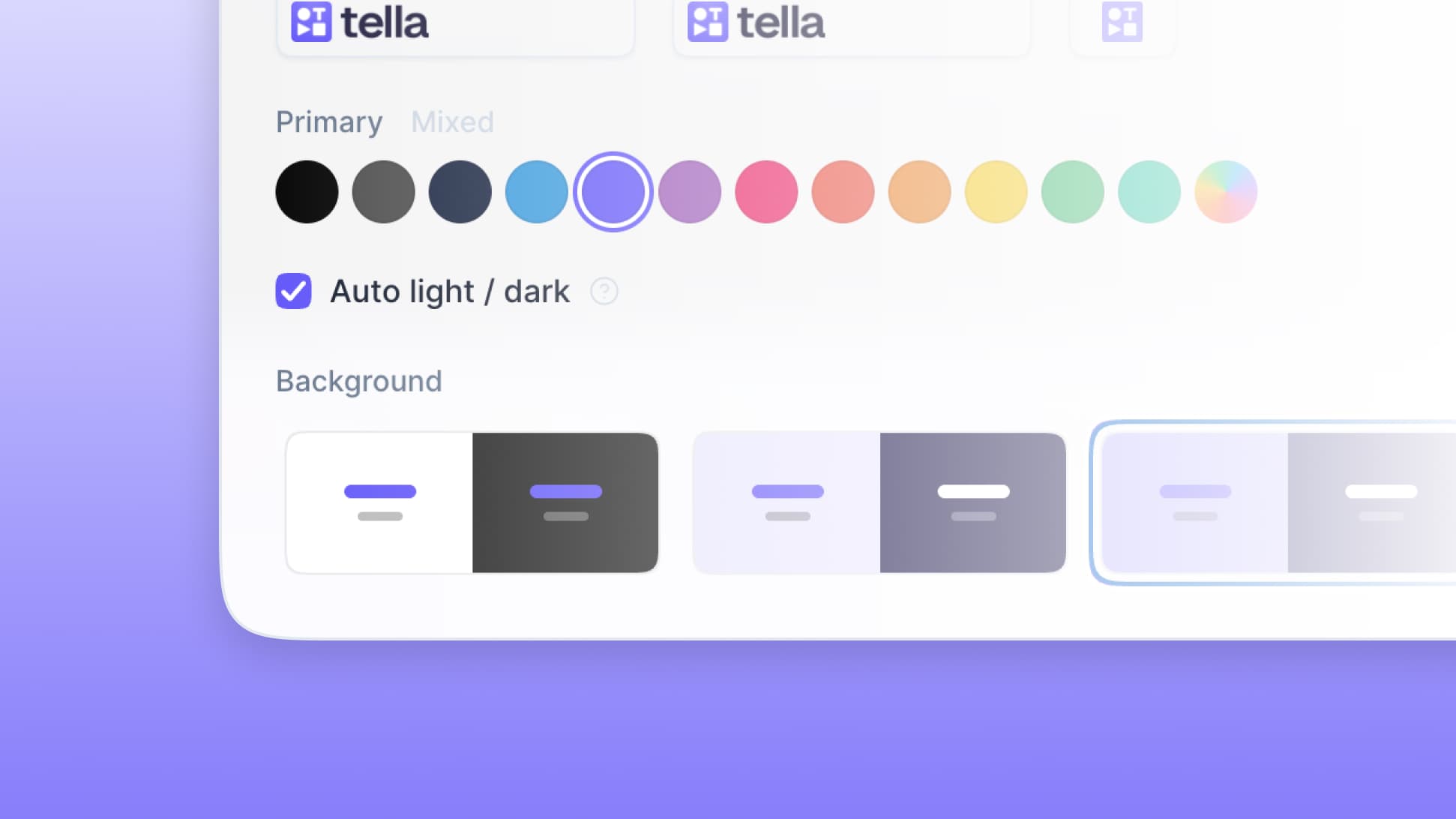 Adaptive themes