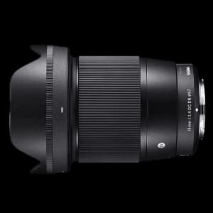 Sigma 16mm f1.4 lens