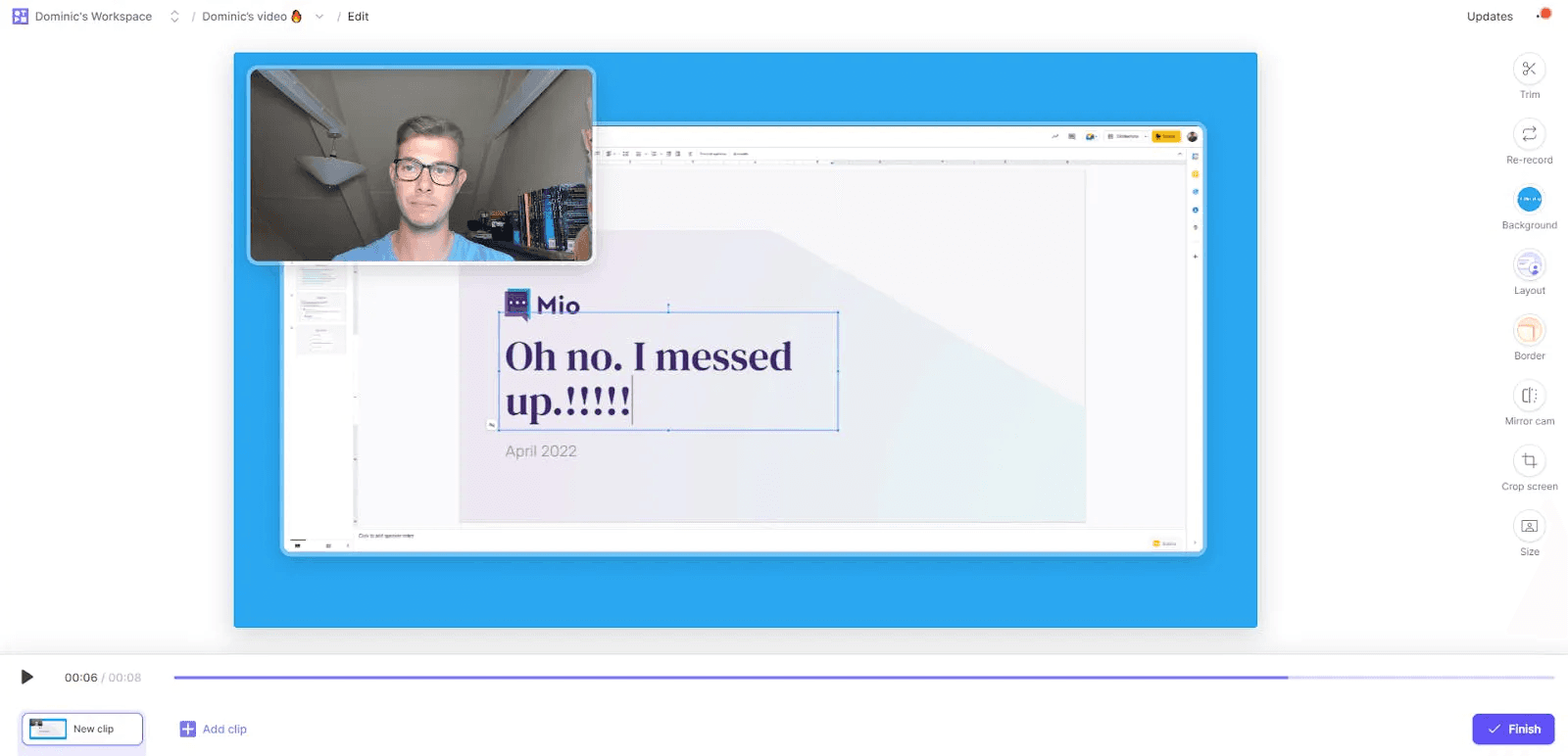tella - how to record on google slides